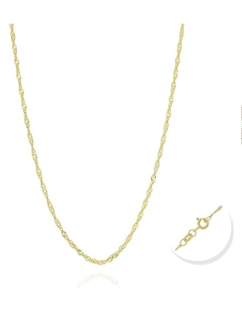 Gargantilla Singapur de oro 14 K