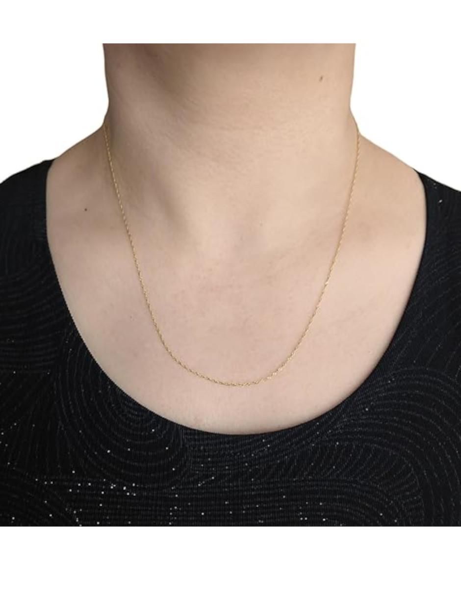 Gargantilla Singapur de oro 14 K