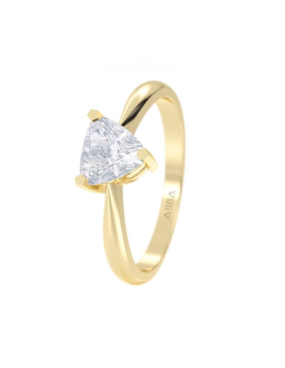 Anillo "de (si aplica)" ninguna abba joyas sin familia o colección no aplica 10 k "de" oro zirconia brillante