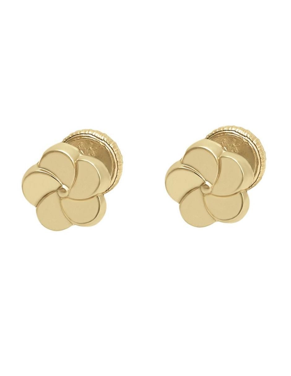Broqueles de flor de oro