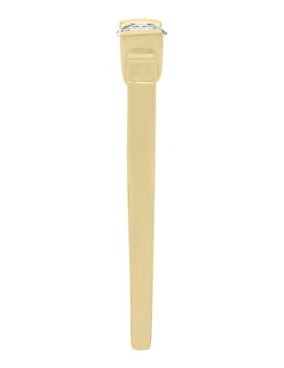 Solitario de oro 14 k Kambri diamante 4