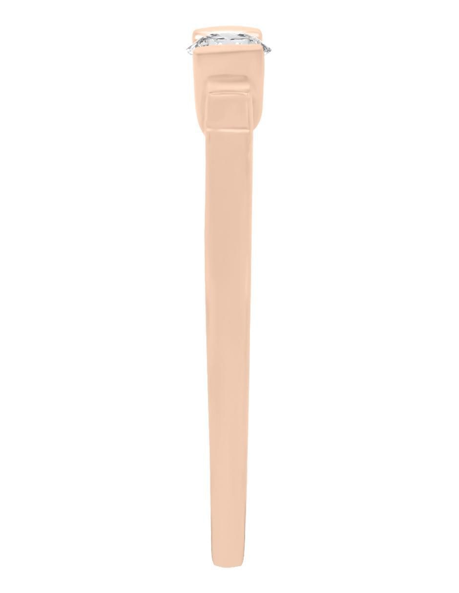 Solitario de oro 14 k Kambri diamante 4