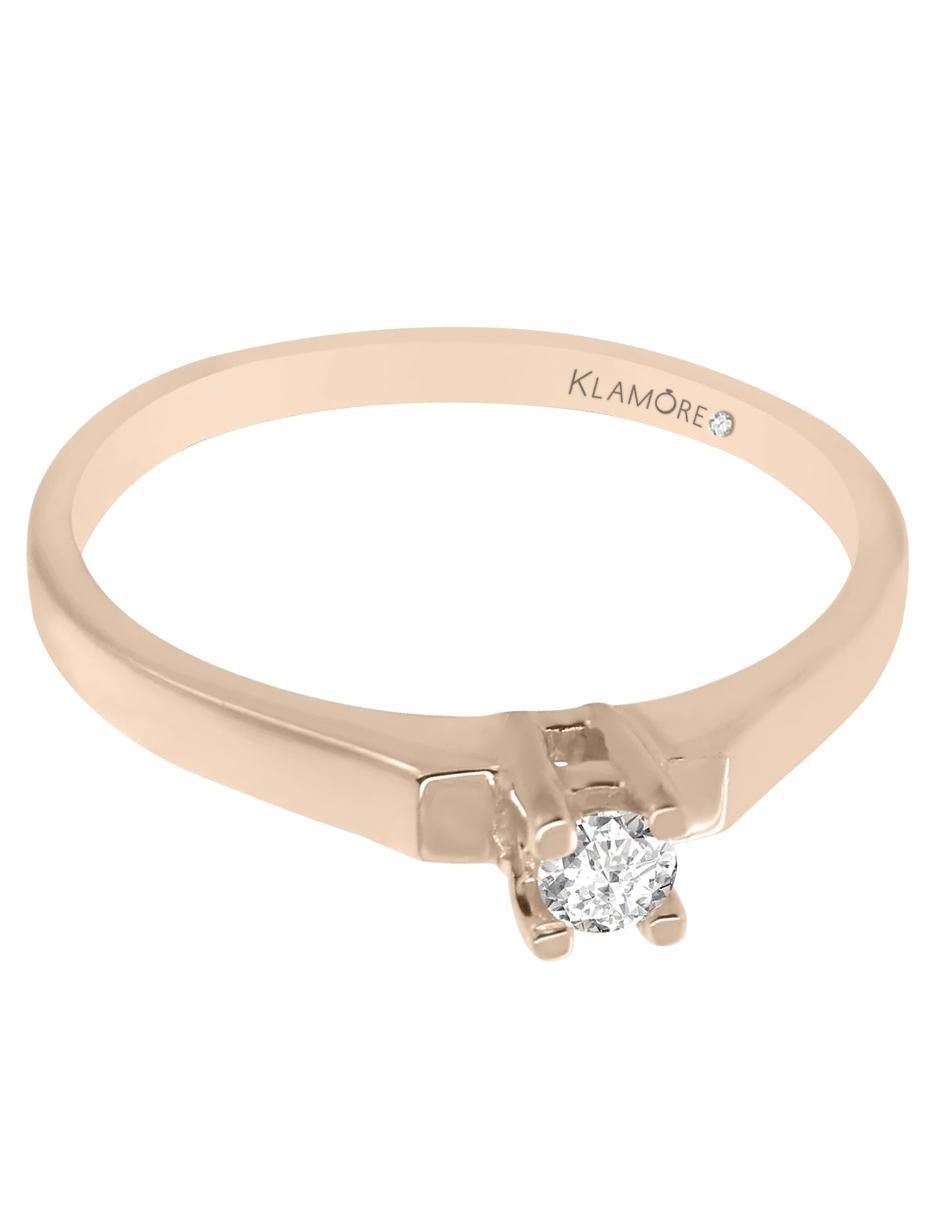Solitario de oro 14 k Nubia diamante Solitario de oro 14 k Nubia diamante