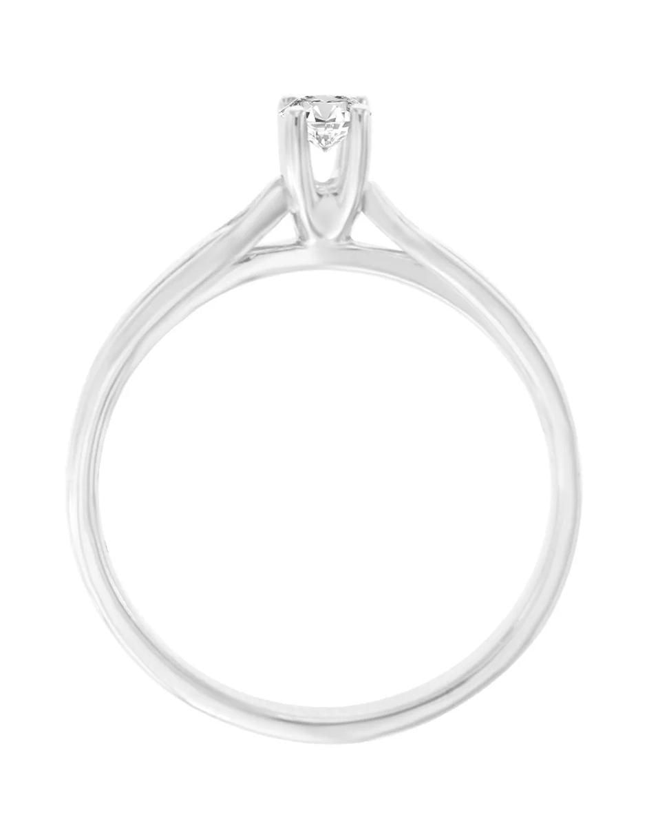 Solitario de oro 14 k Fabianne diamante 2