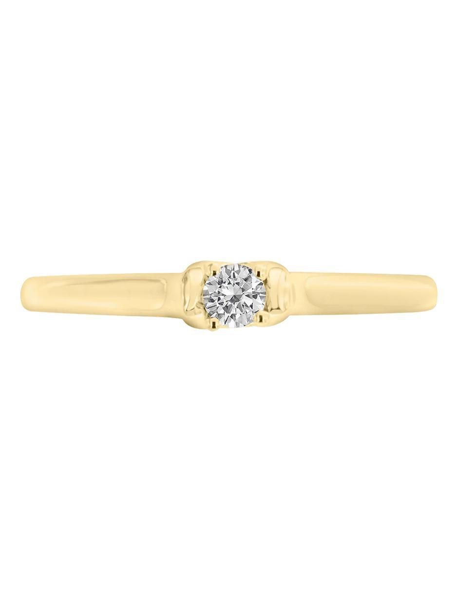 Solitario de oro 14 k Yessy diamante Solitario de oro 14 k Yessy diamante