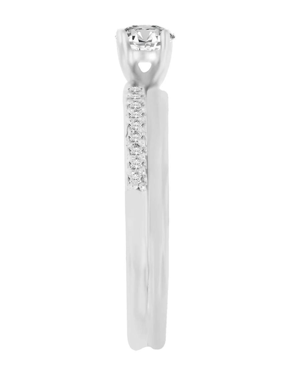 Solitario de oro 14 k Anthea diamante 4