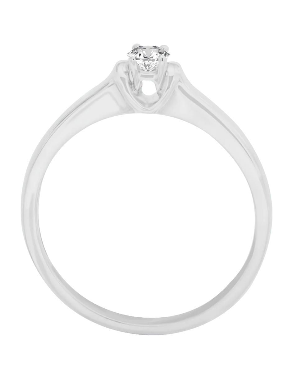 Solitario de oro 14 k Yessy diamante 2