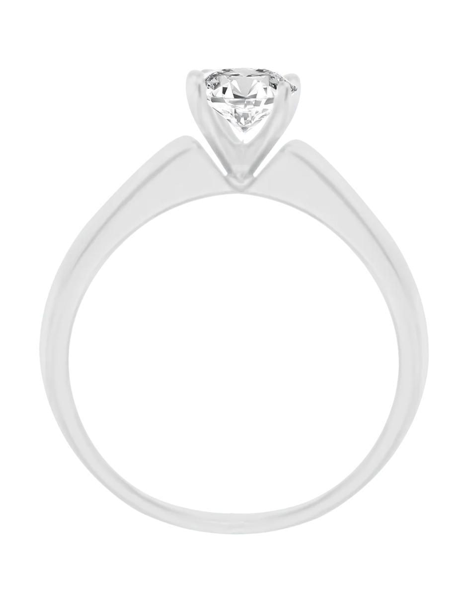 Solitario de oro 14 k Margot diamante 2