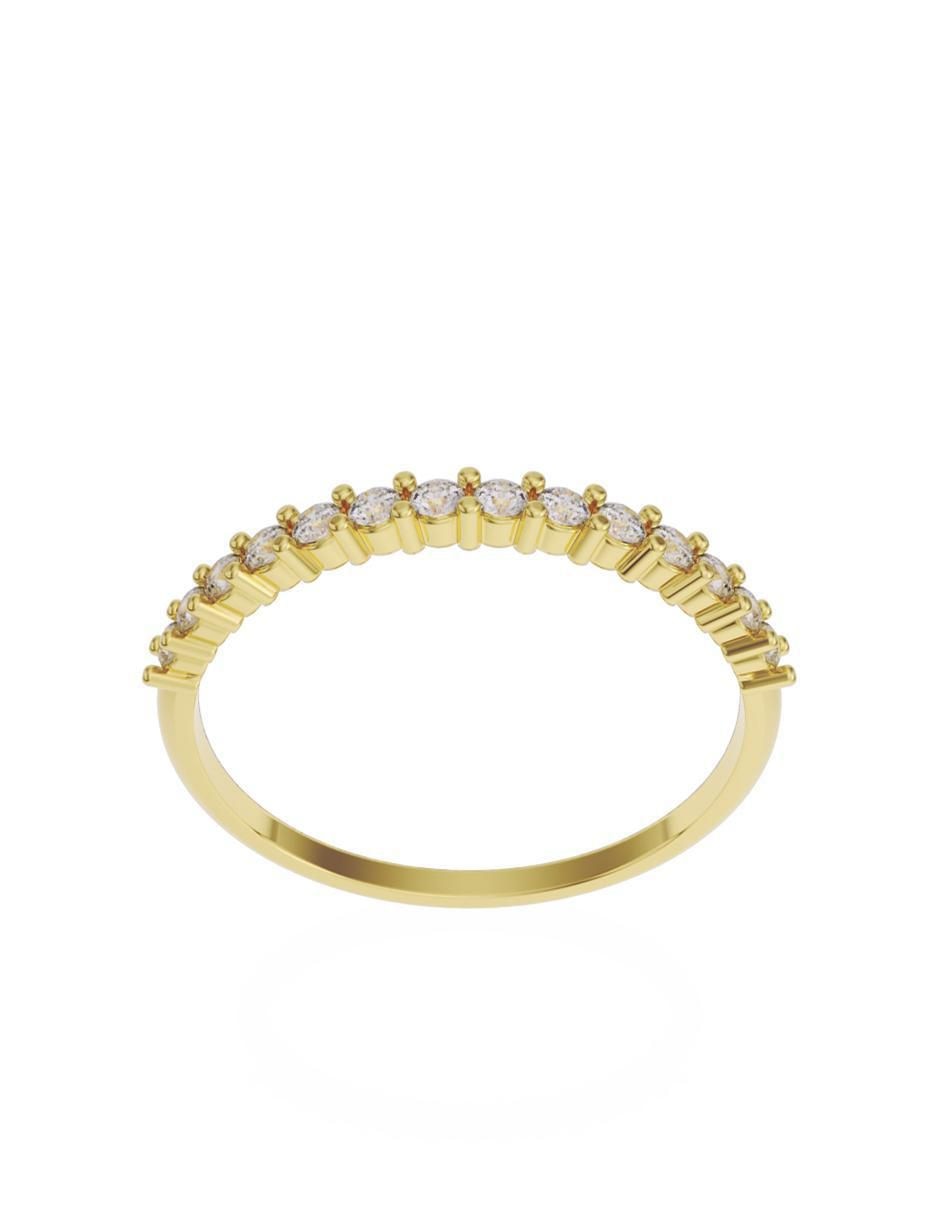 Churumbela de oro 14 K Fonelli zirconia