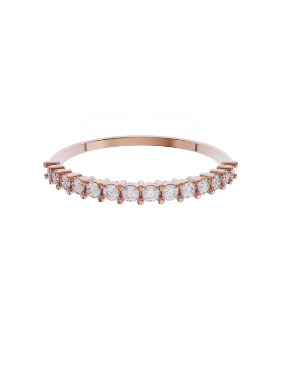 Churumbela de oro 14 k zirconia