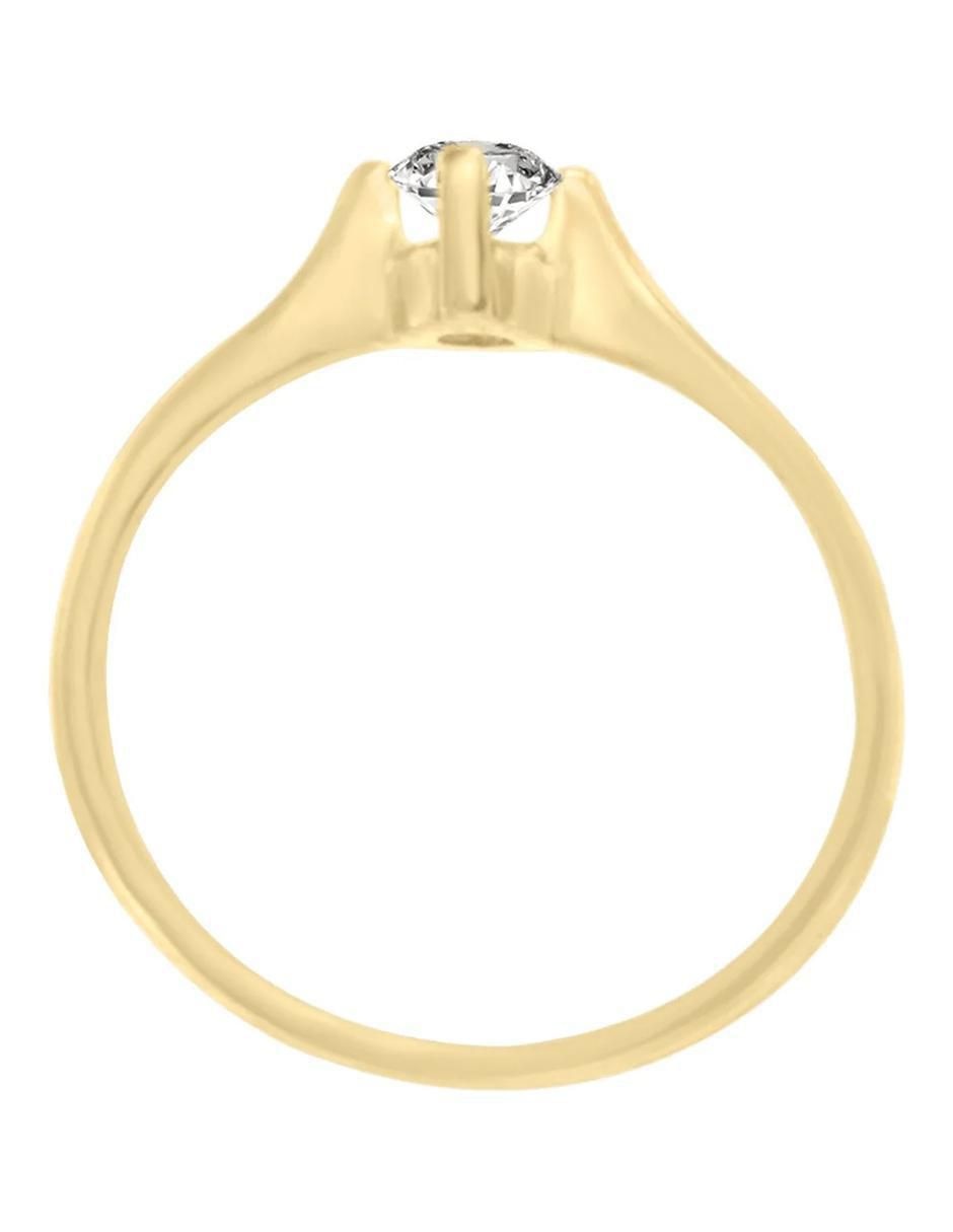 Anillo de compromiso de oro 14 K Klamore Karat diamante
