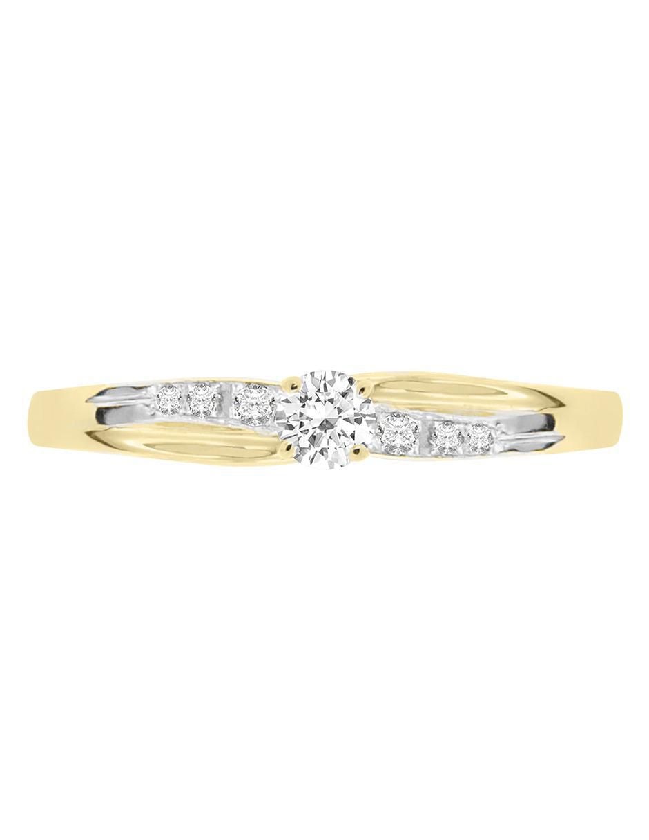 Anillo de compromiso de oro 14 k Laiza diamante Anillo de compromiso de oro 14 k Laiza diamante