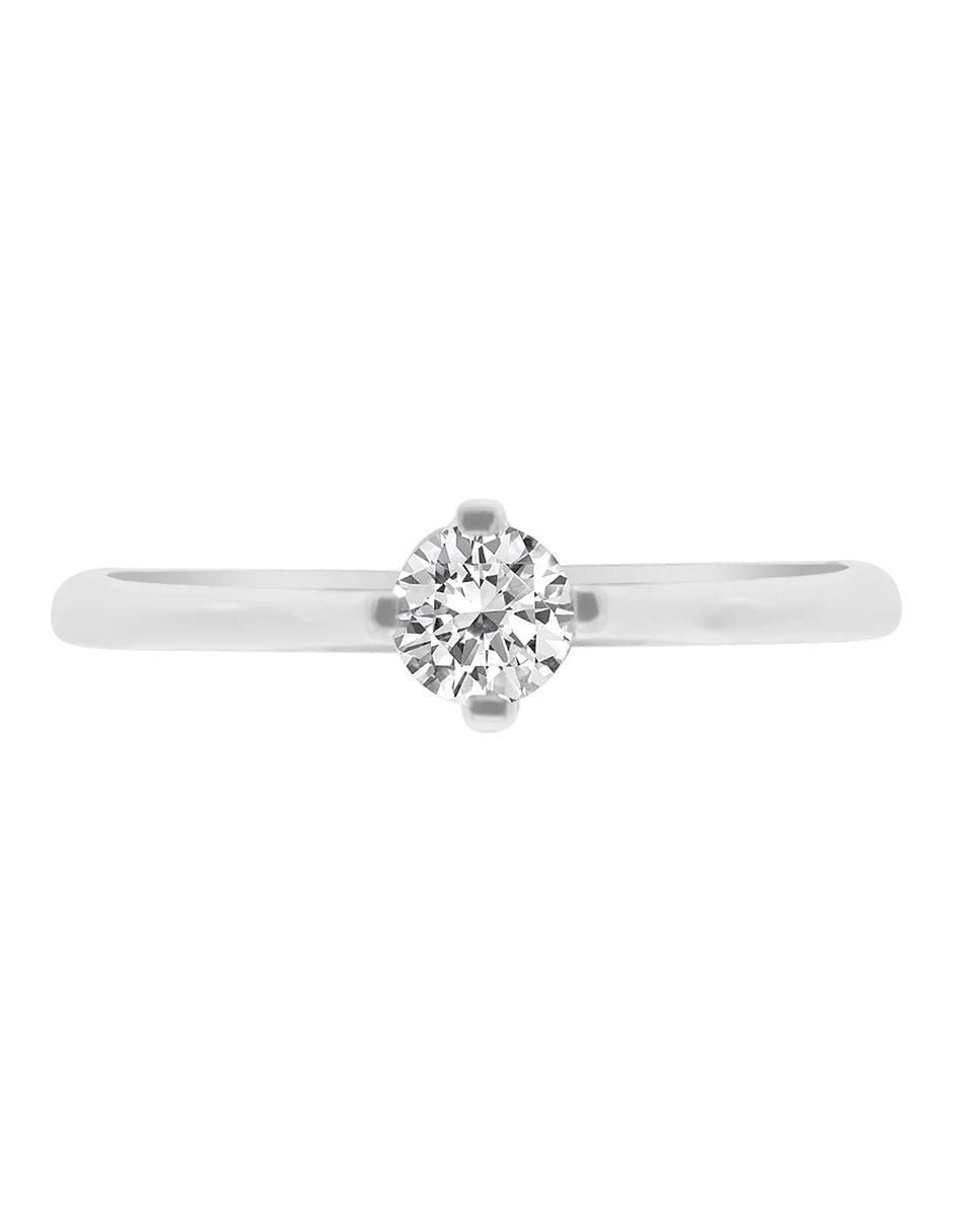 Anillo de compromiso de oro 14 k Karat diamante Anillo de compromiso de oro 14 k Karat diamante