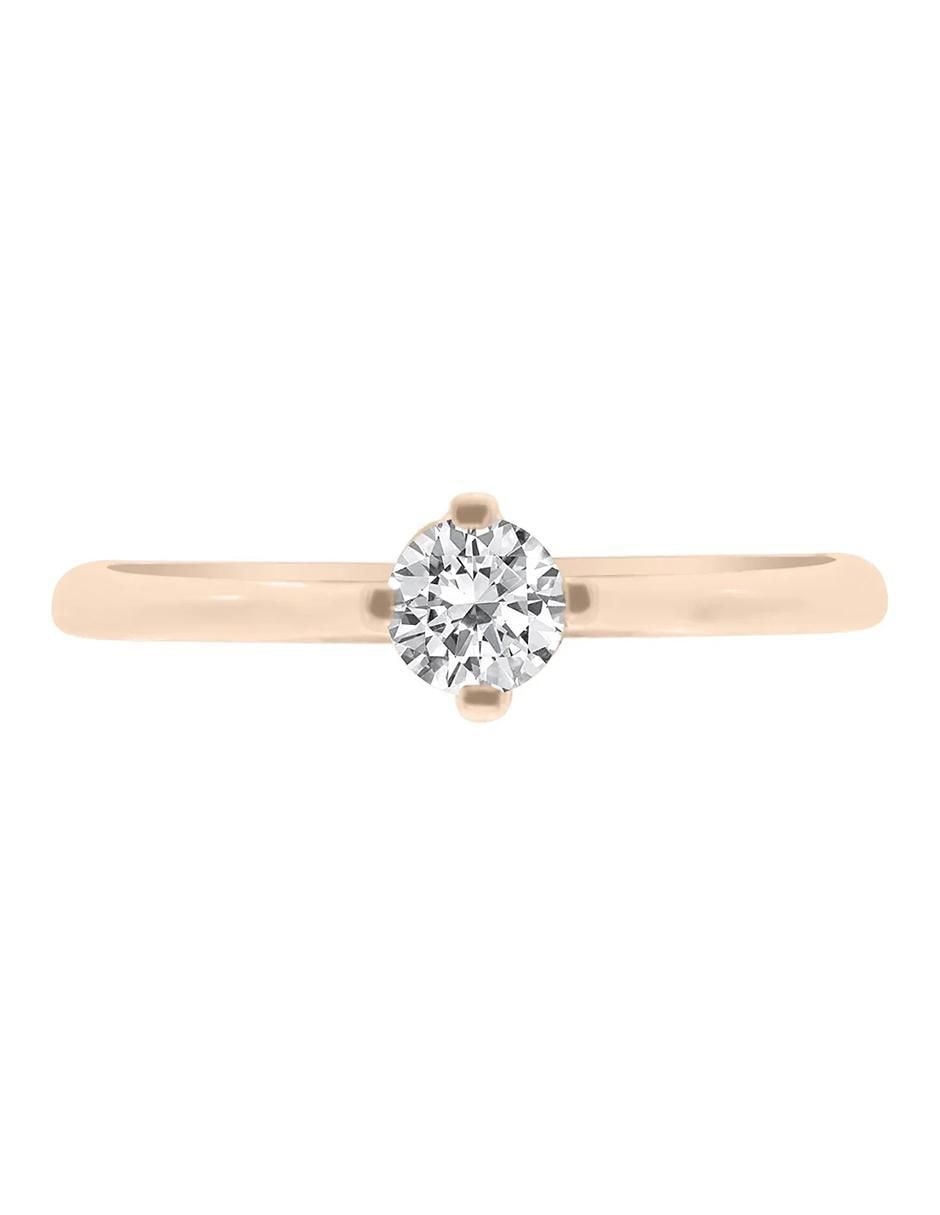 Anillo de compromiso de oro 14 k Karat diamante Anillo de compromiso de oro 14 k Karat diamante