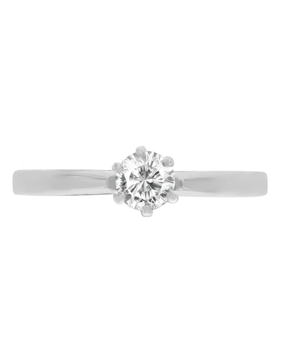 Anillo de compromiso de oro 14 k Elsi diamante Anillo de compromiso de oro 14 k Elsi diamante
