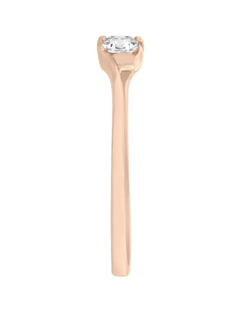 Anillo de compromiso de oro 14 k Elyssa diamante 4