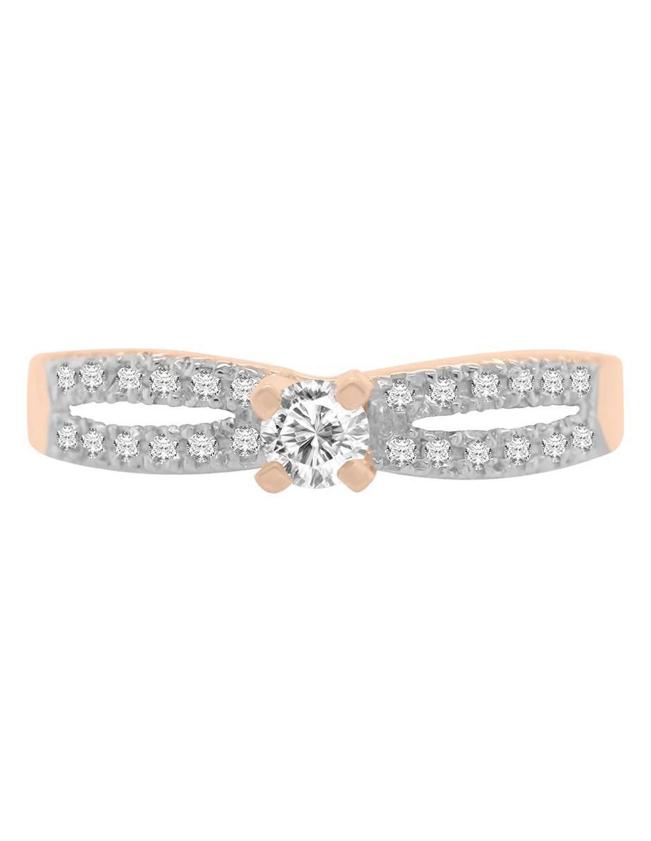 Anillo de compromiso de oro 14 k Belén diamante Anillo de compromiso de oro 14 k Belén diamante