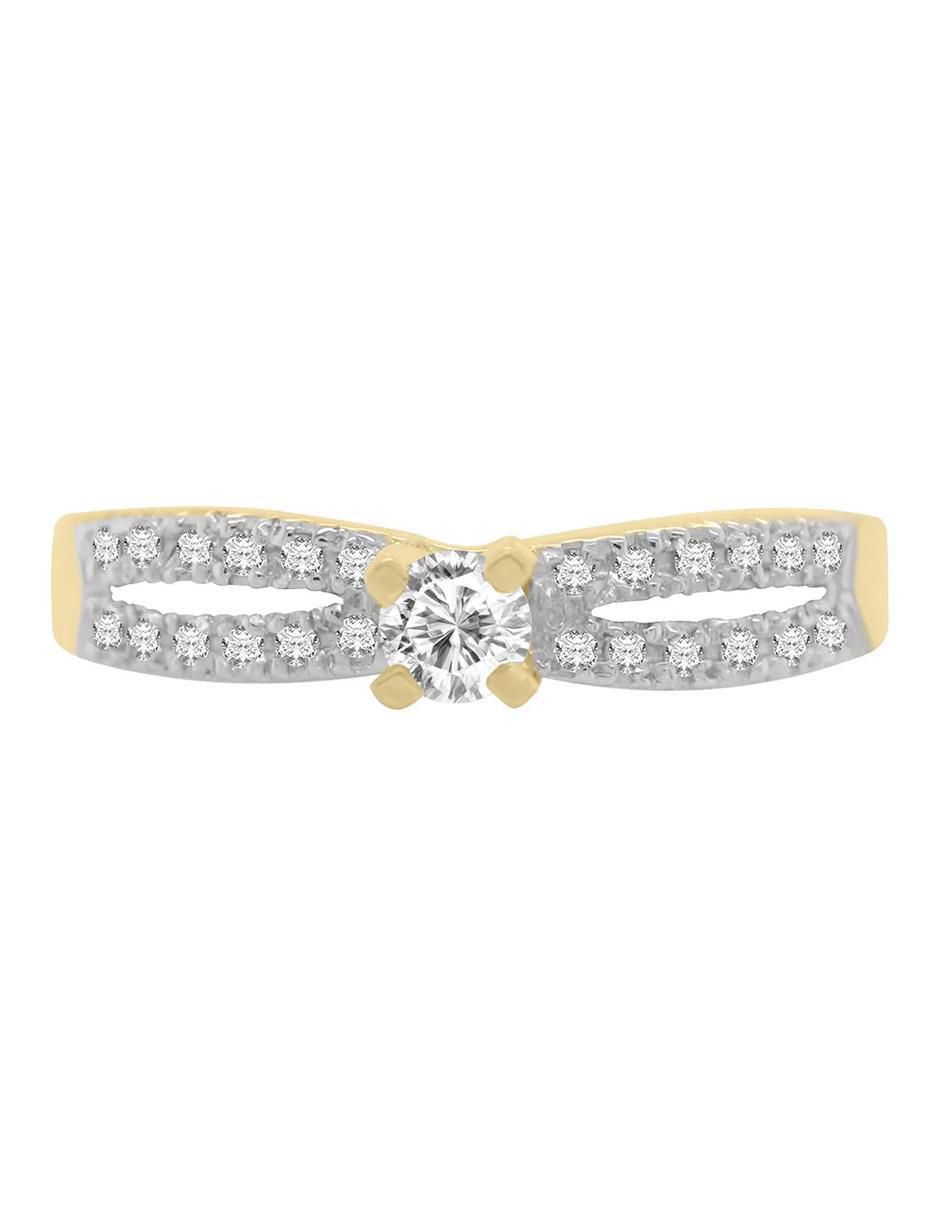 Anillo de compromiso de oro 14 k Belén diamante Anillo de compromiso de oro 14 k Belén diamante