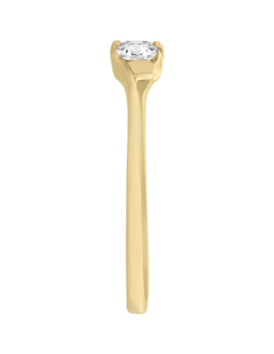 Anillo de compromiso de oro 14 K Klamore Elyssa diamante