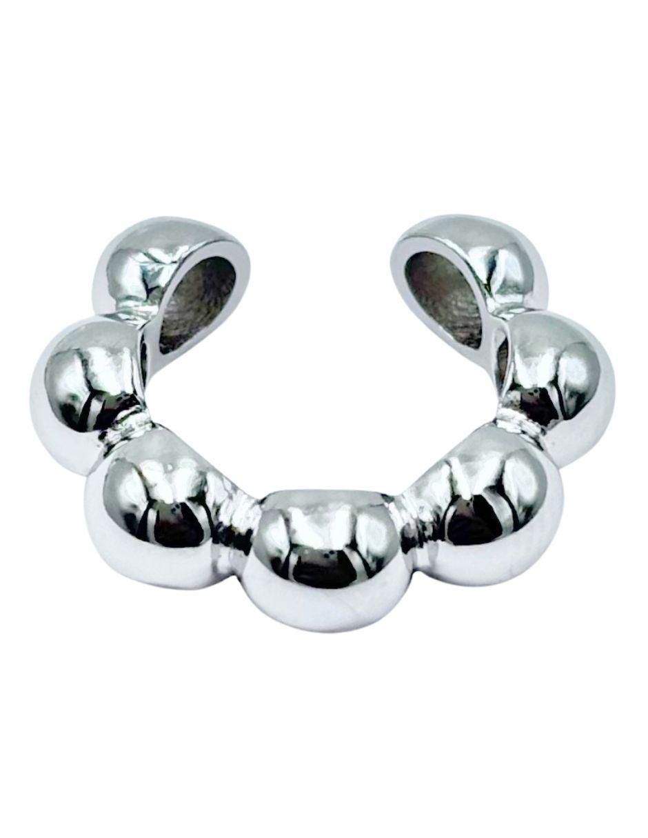 Aretes circulares de plata P 925 con acabado lustre Aretes circulares de plata P 925 con acabado lustre