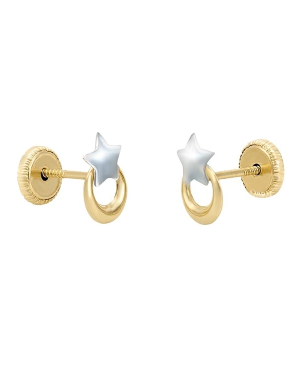 Broqueles de estrella de oro Broqueles de estrella de oro
