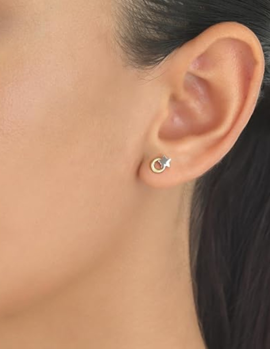 Broqueles de estrella de oro 3