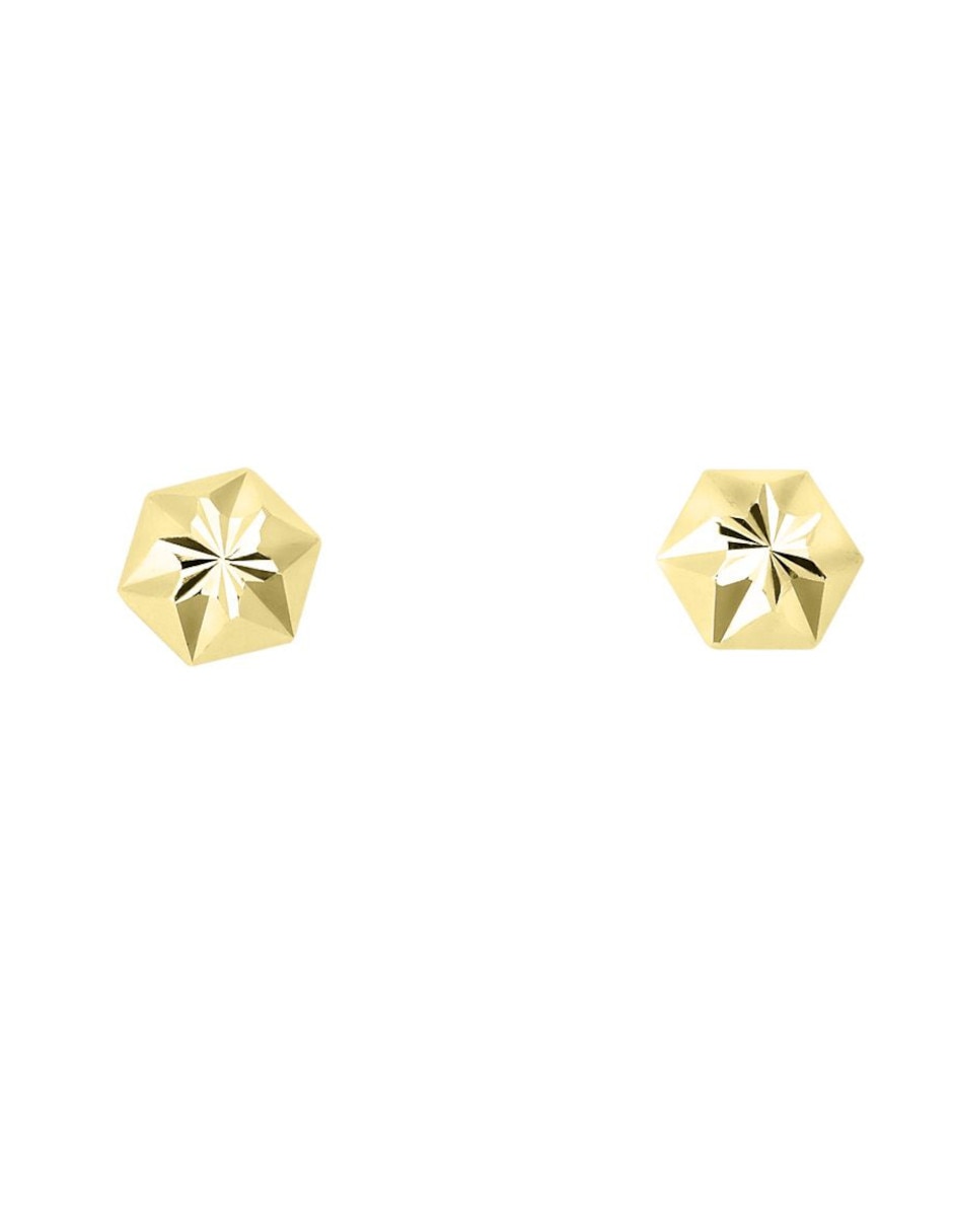 Broqueles hexagonales de oro Broqueles hexagonales de oro