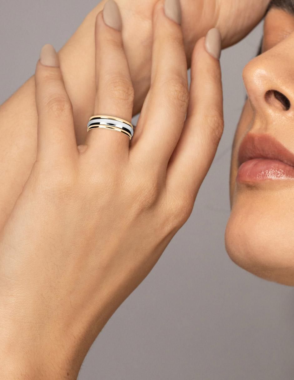Argolla de oro 14 k 5