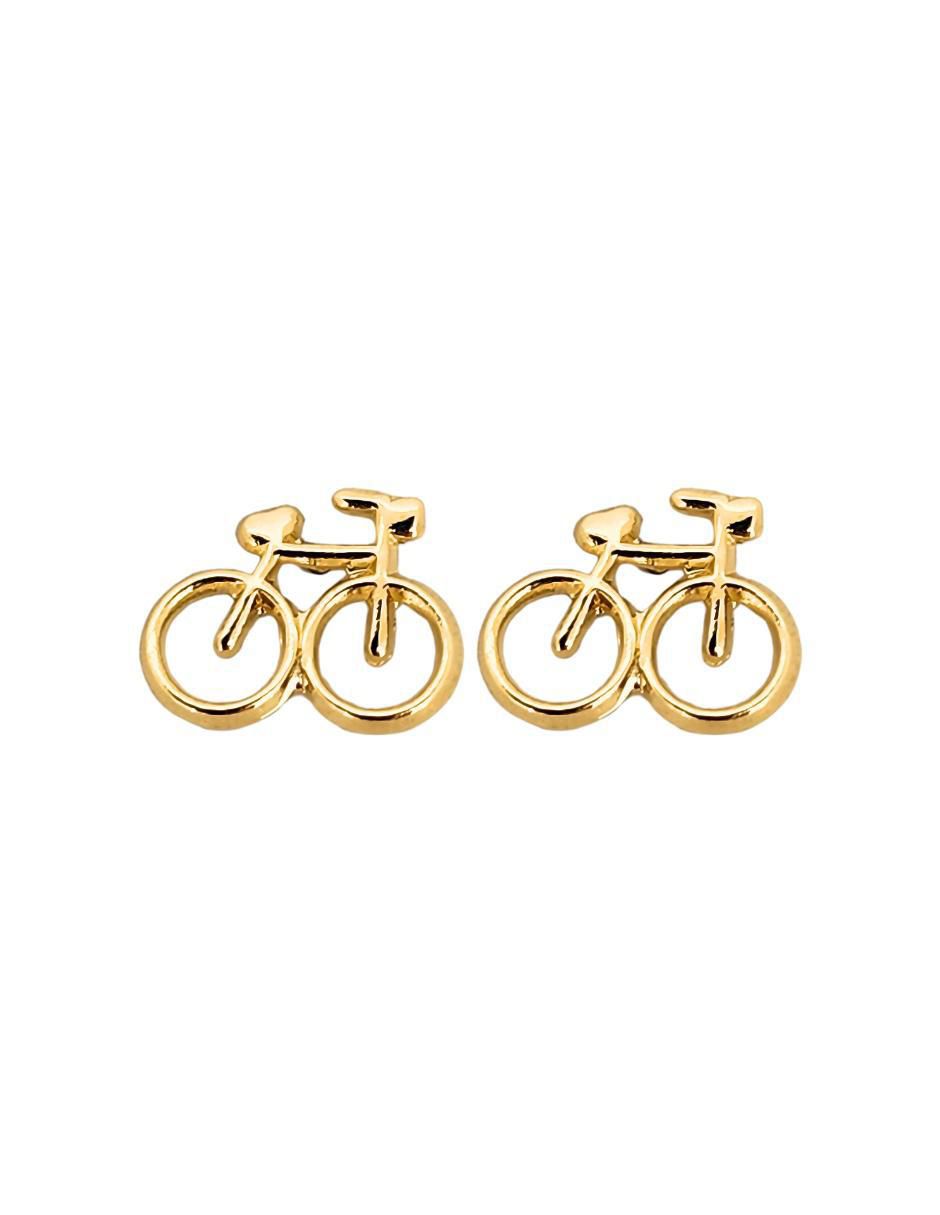 Broqueles de bicicleta de oro amarillo con acabado brillante Broqueles de bicicleta de oro amarillo con acabado brillante