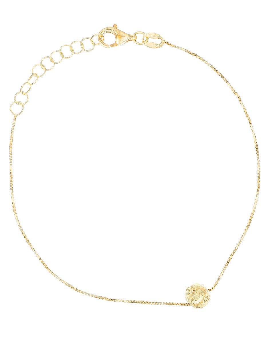 Pulsera de plata P 925 con acabado diamantado