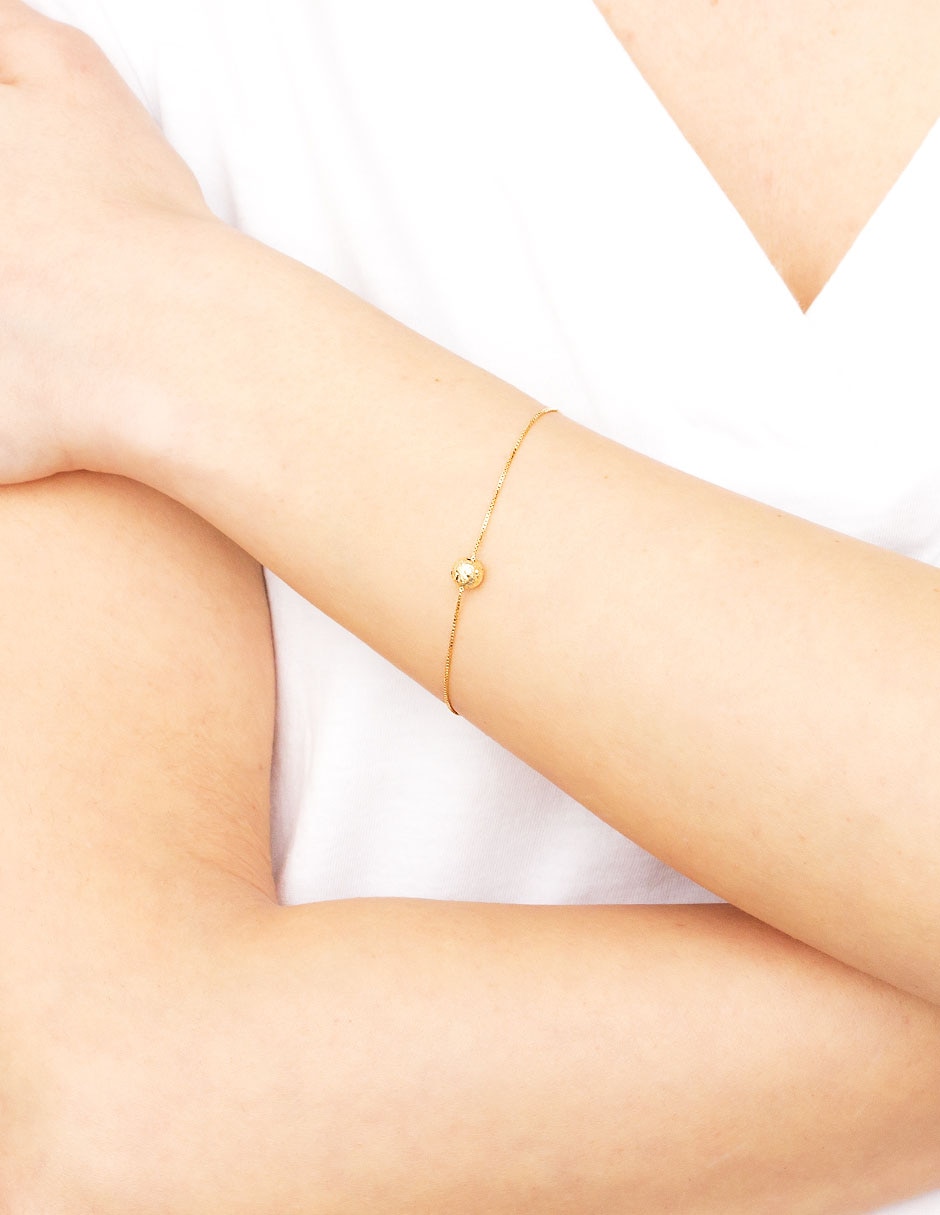 Pulsera de plata P 925 con acabado diamantado 3