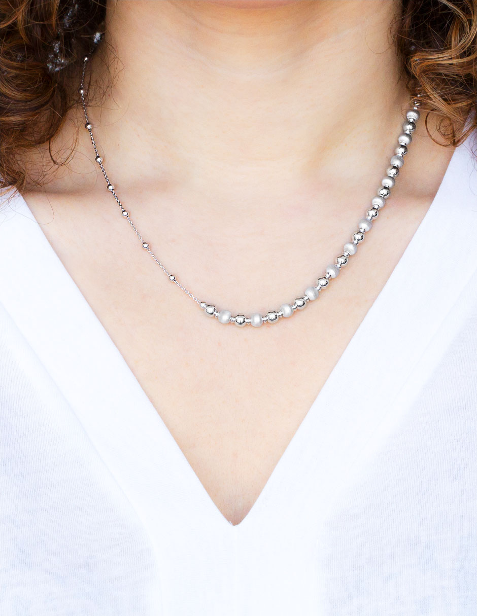 Collar de esfera de plata P 925 3