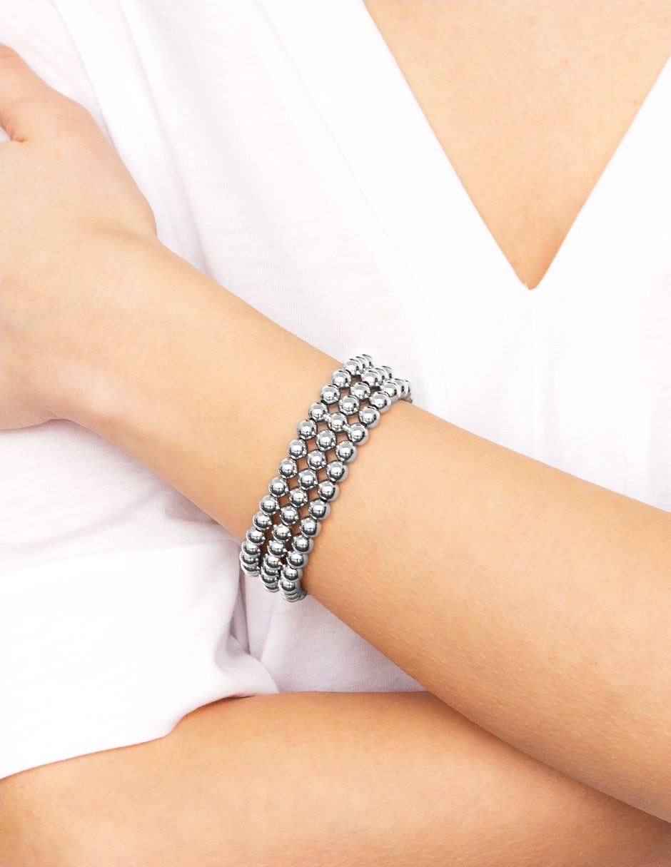 Pulsera de plata P 925 con acabado brillante 3