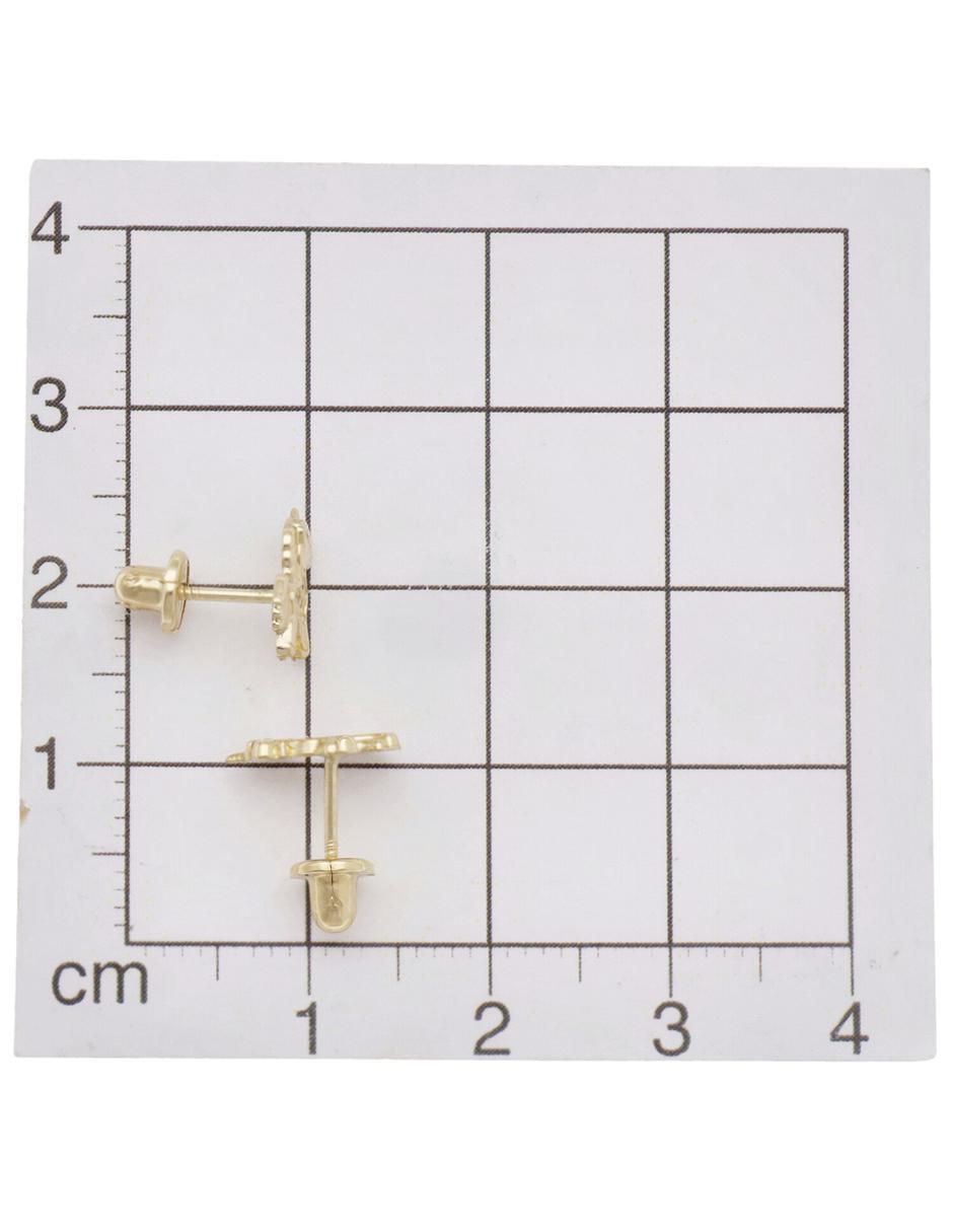 Broqueles de unicornio de oro zirconia 4