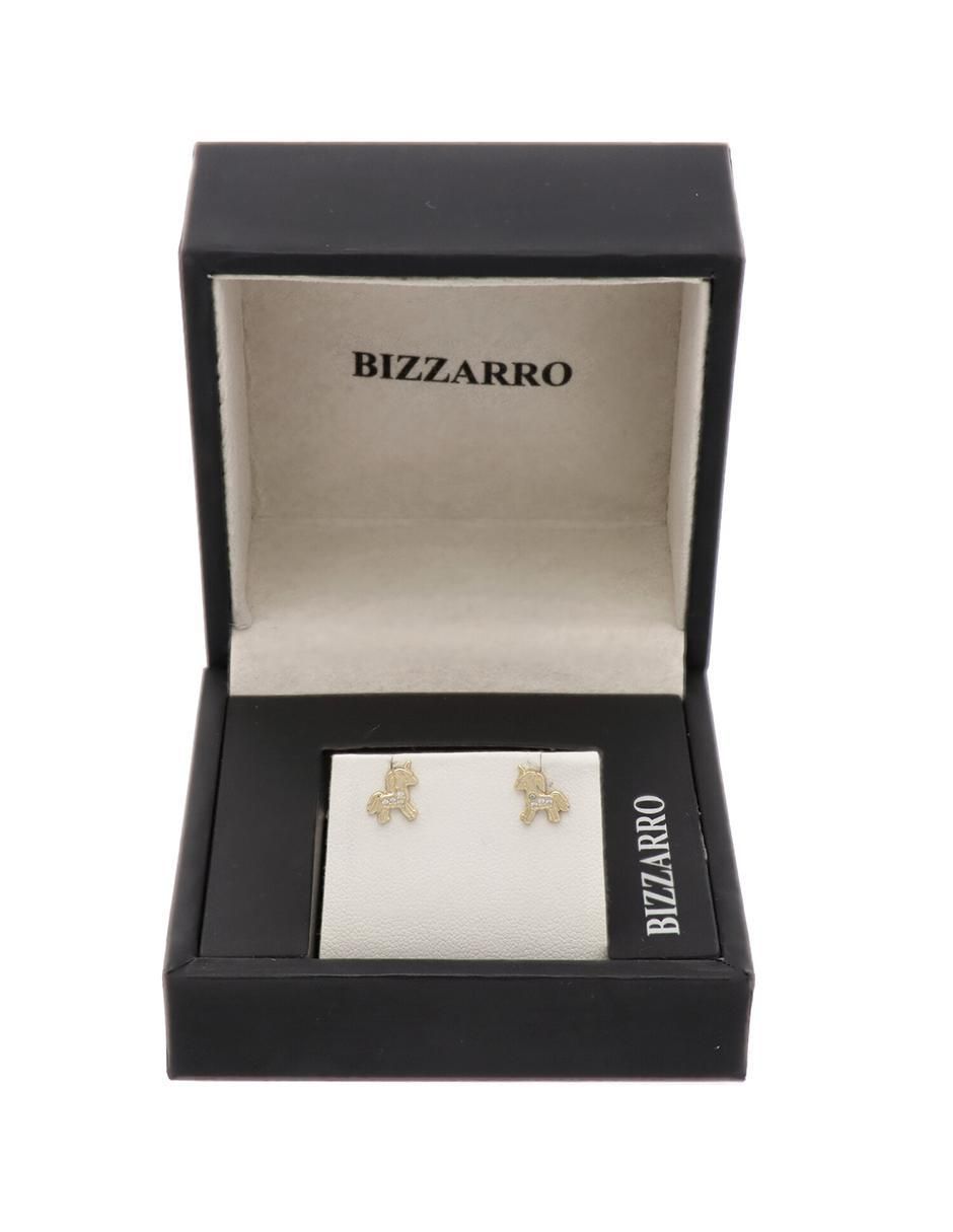 Broqueles de unicornio de oro zirconia 3