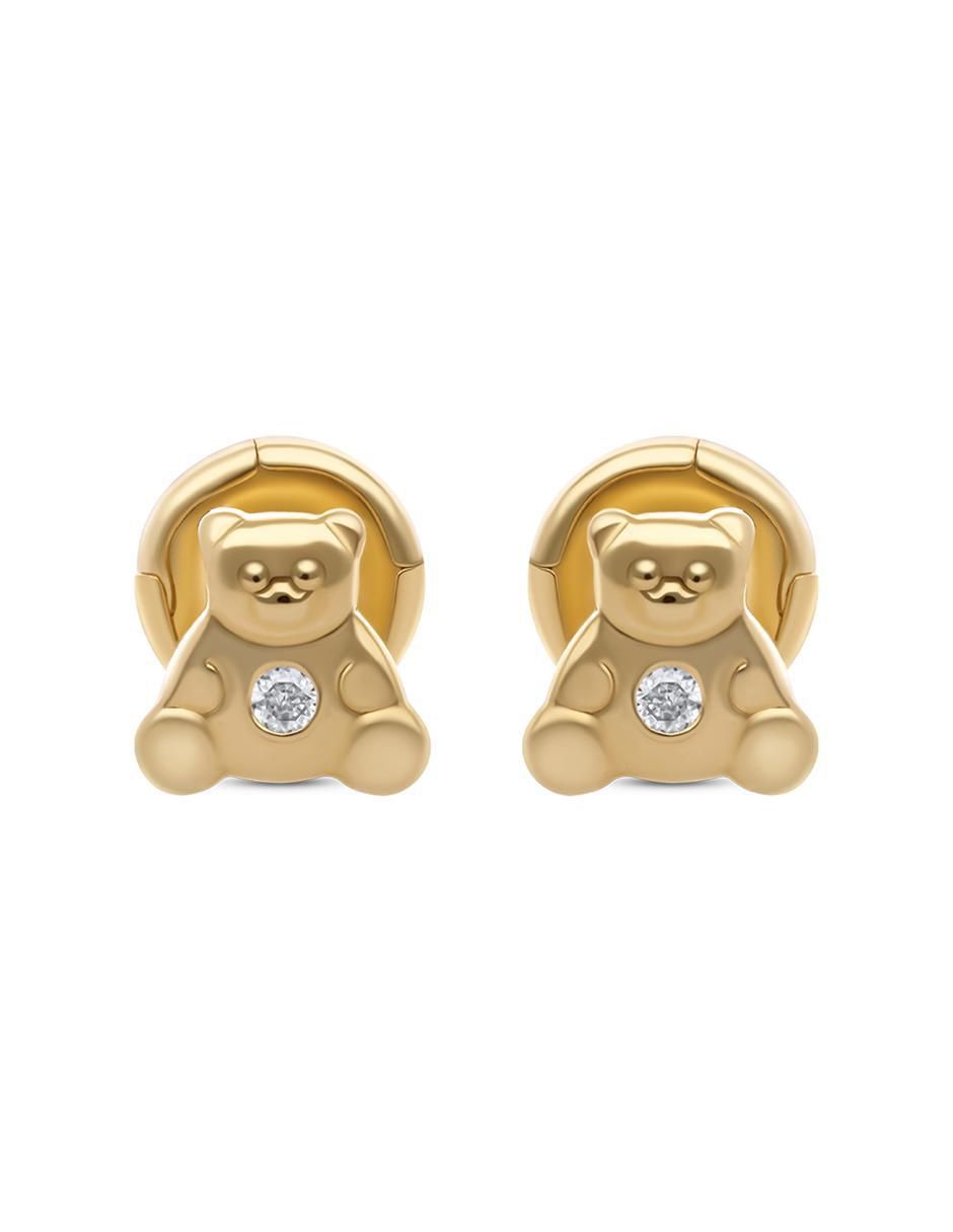 Broqueles de oso de oro diamante Broqueles de oso de oro diamante
