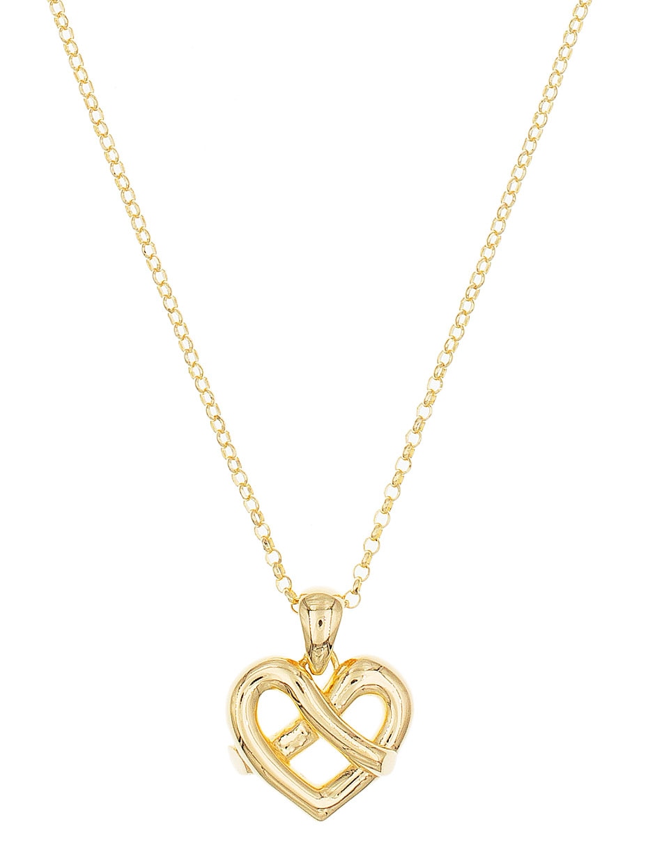 Collar de corazón de plata P 925