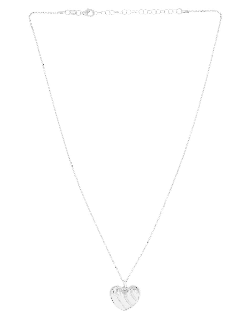 Collar de corazón de plata P 925 2
