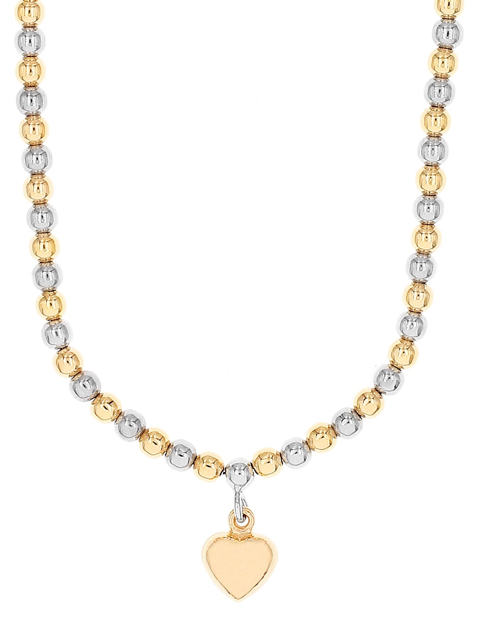 Collar de corazón de plata P 925