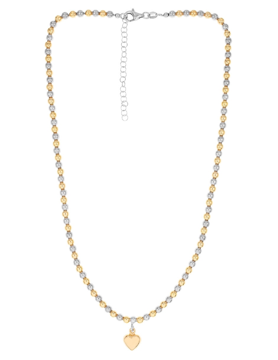Collar de corazón de plata P 925 2