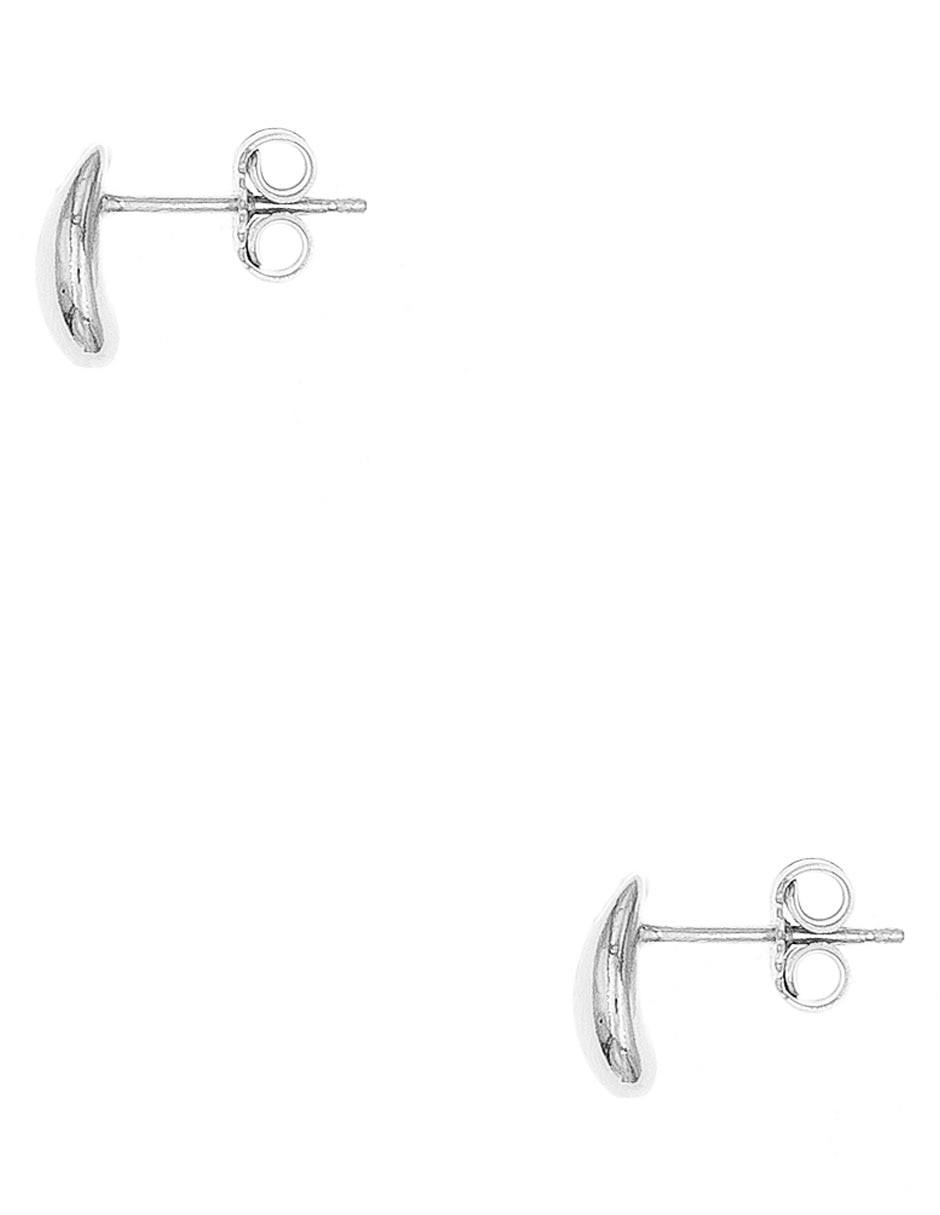 Broqueles de gota de plata P 925 con acabado brillante 2