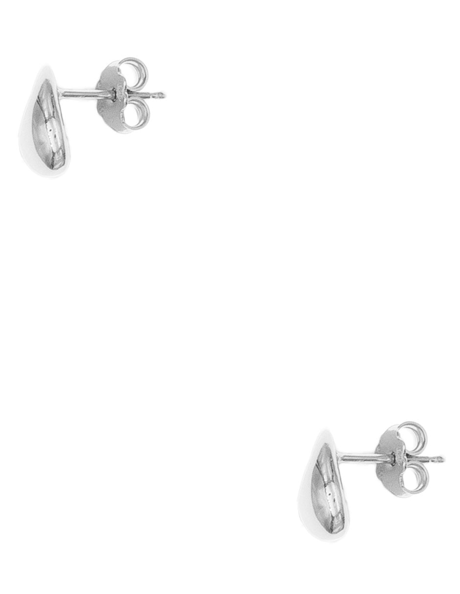 Broqueles de gota de plata P 925 con acabado brillante 3