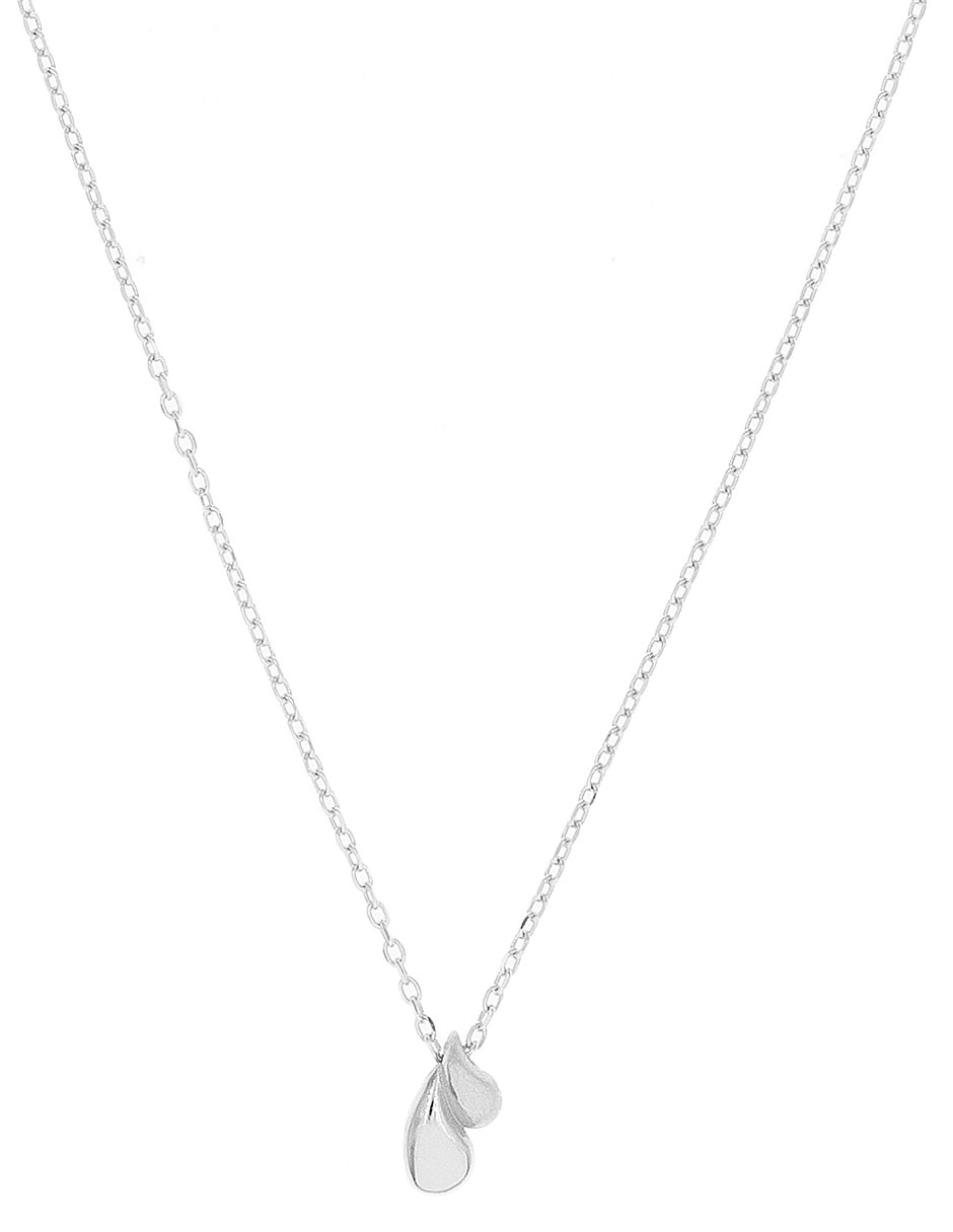 Collar de gota de plata P 925