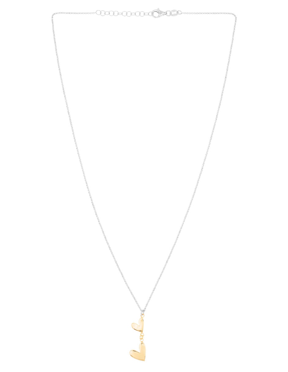 Collar de corazón de plata P 925 2