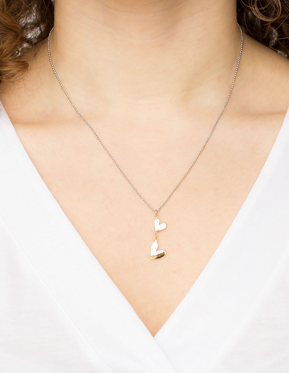 Collar de corazón de plata P 925 3