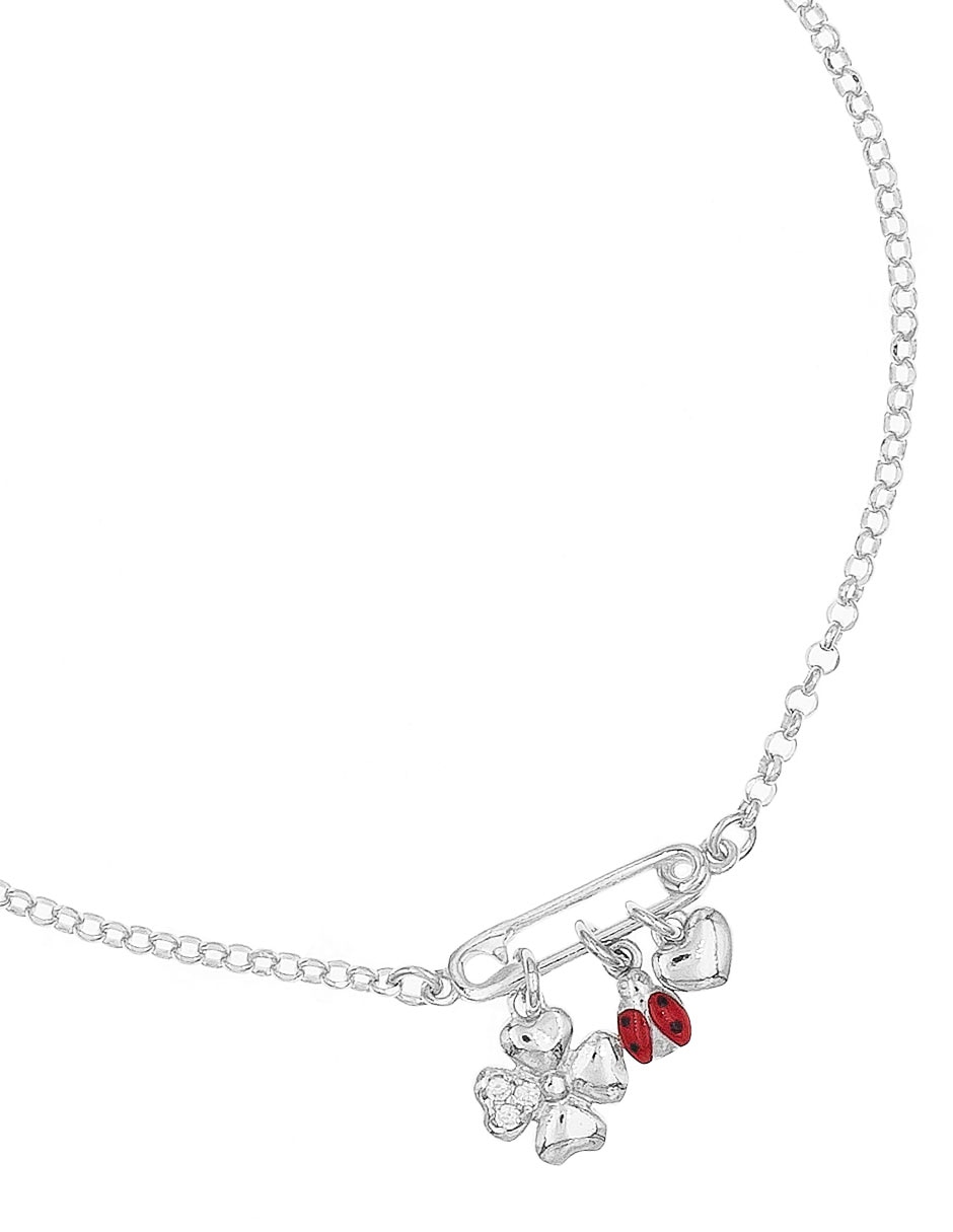 Pulsera de plata con circonita p 925 2