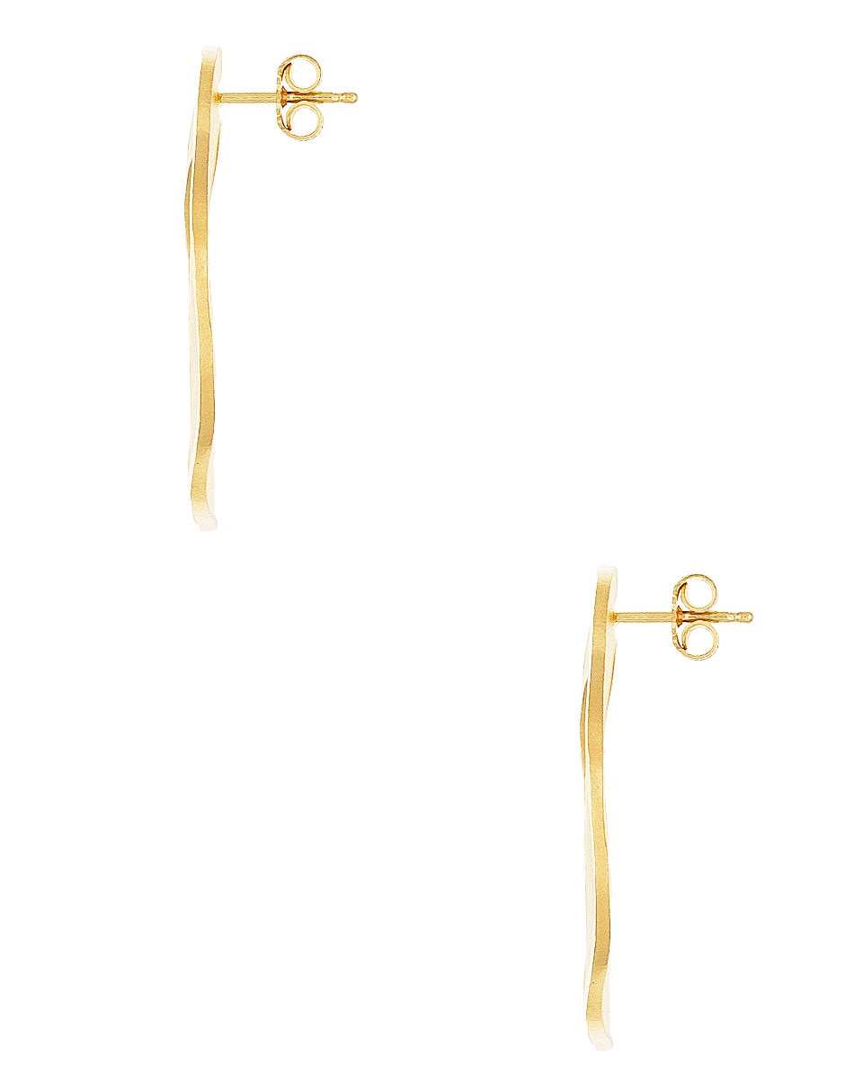 Aretes redondos de plata P 925 con acabado brillante 2