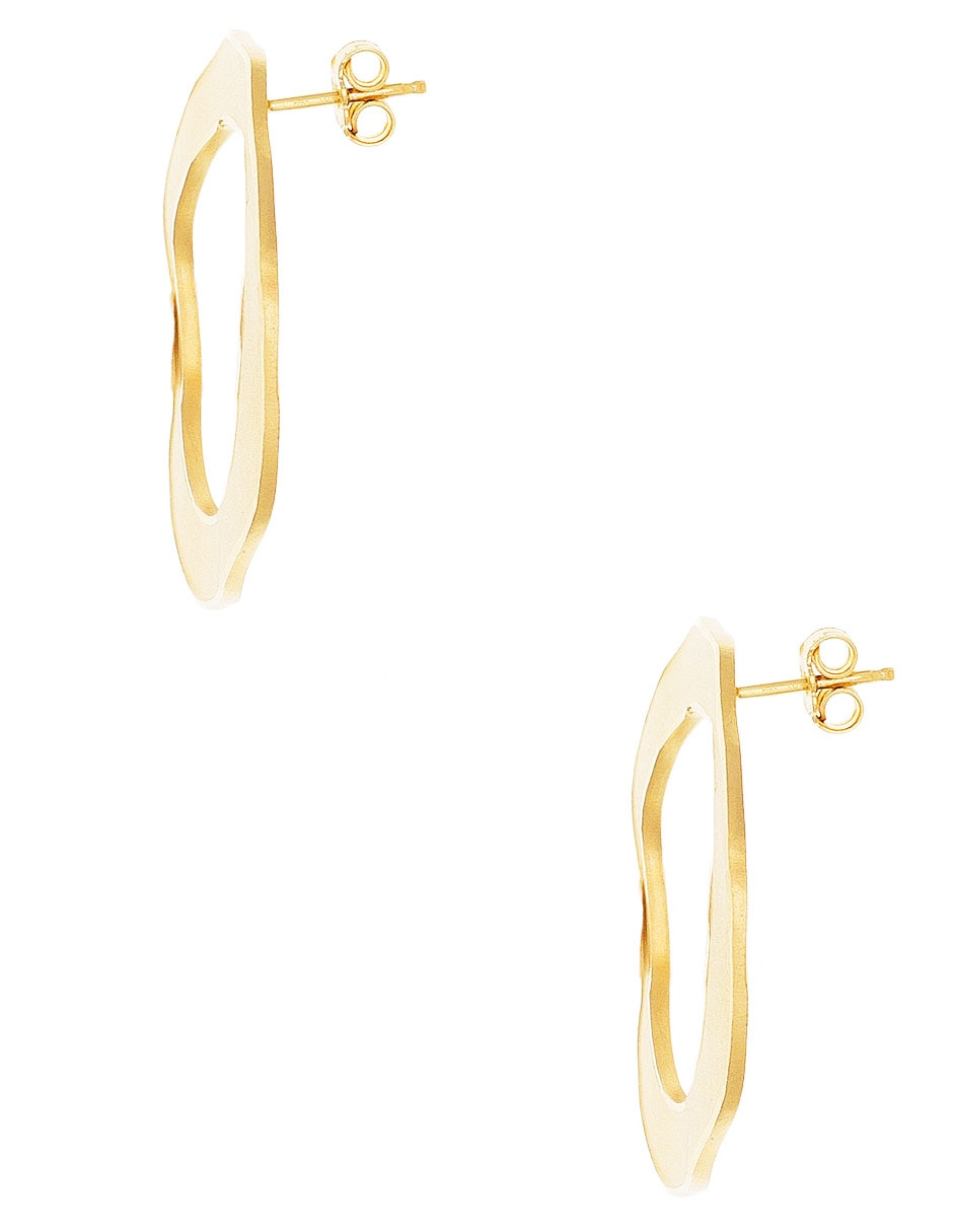 Aretes redondos de plata P 925 con acabado brillante 3