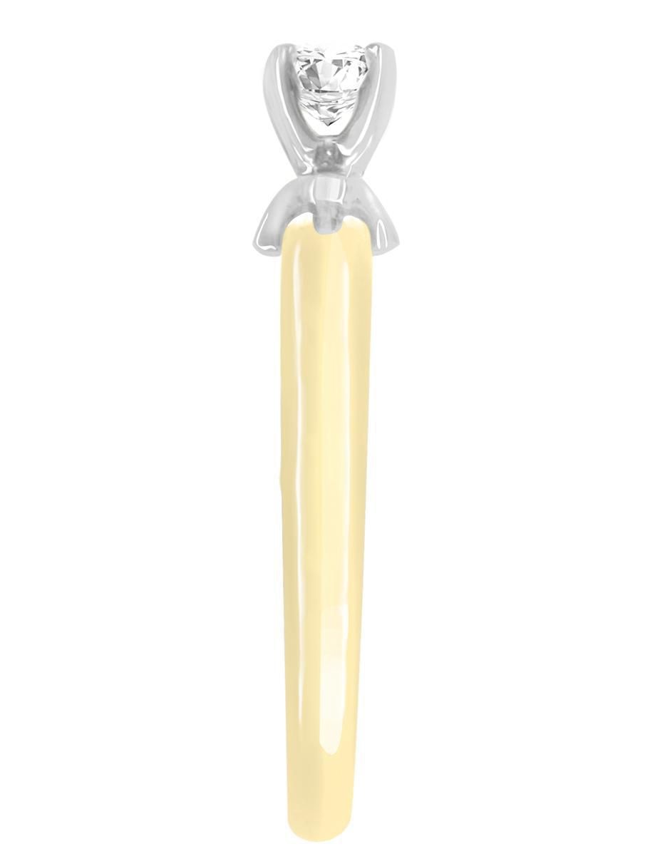 Anillo de compromiso "de" oro 14 k klamore elisea diamante