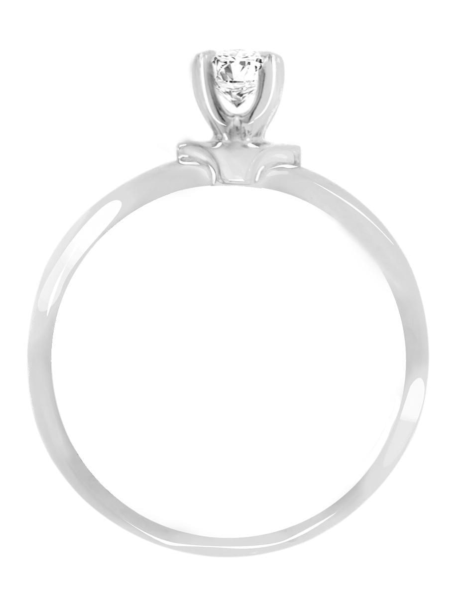 Anillo de compromiso de oro 14 k Elisea diamante 2